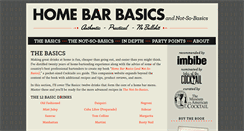 Desktop Screenshot of homebarbasics.com